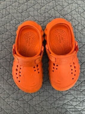 CROCS Kids'  Clog Shoes Sandals in Bright Orange
